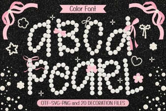 Pearl Font: a Refined Typeface for Elegant Designs