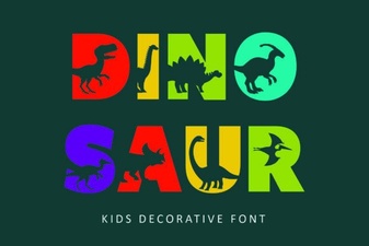 Craft Your Own Prehistoric Dinosaur Font Design