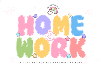 Creative Fonts for School Projects & Homework