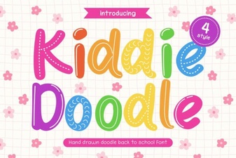 Playful Projects with Kiddie Doodle Font