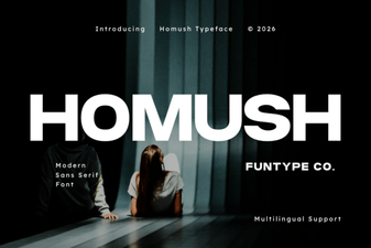 Homush Font: Stylish Display and Design Projects